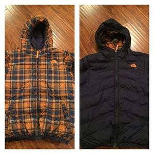 Boys NorthFace Moondoggy Reversible Coat